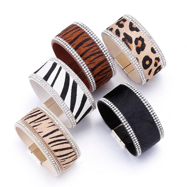 amorcome women fashion leopard leather bracelets jewelry for faux animal fur pattern wide wrap bracelet tennis, Golden;silver
amorcome women fashion leopard leather bracelets jewelry for faux animal fur pattern wide wrap bracelet tennis, Golden;silver