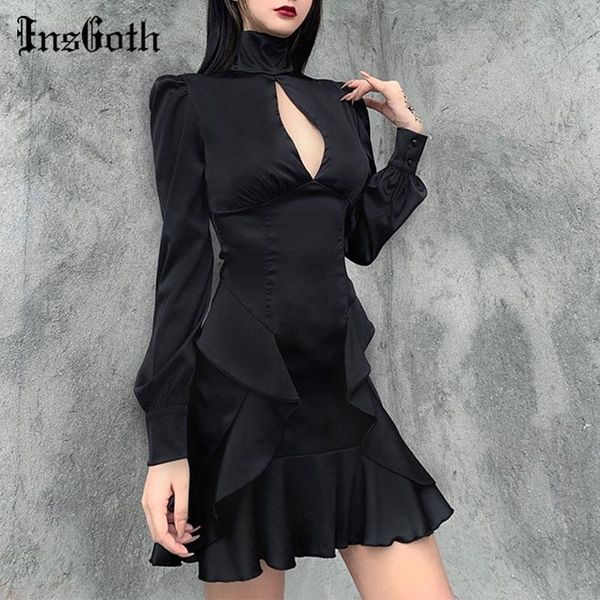 casual dresses insgoth vintage elegant black gothic dress goth aesthetic hollow out mini women high waist party outfits ruffle, Black;gray
casual dresses insgoth vintage elegant black gothic dress goth aesthetic hollow out mini women high waist party outfits ruffle, Black;gray