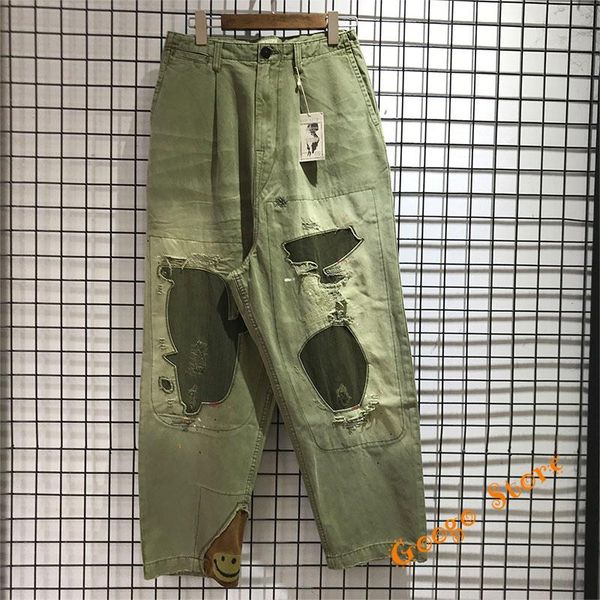 streetwear vintage patch men women 1:1 casual oversize armygreen black pants hip-hop kapital trousers men's
streetwear vintage patch men women 1:1 casual oversize armygreen black pants hip-hop kapital trousers men's