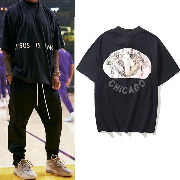 kanye west jesus is king oil painted casuak t shirts men and women streetwear oversize loose t-shirt turtleneck short sleeve tees, White;black
kanye west jesus is king oil painted casuak t shirts men and women streetwear oversize loose t-shirt turtleneck short sleeve tees, White;black