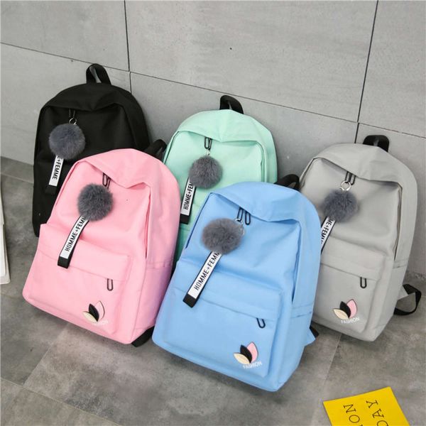 Designer schoolbagKorean Nylon Printing Solid Backpack Girl School Bags for Teenage College Wind Women SchoolBag High Student Bag Black Pink
Designer schoolbagKorean Nylon Printing Solid Backpack Girl School Bags for Teenage College Wind Women SchoolBag High Student Bag Black Pink