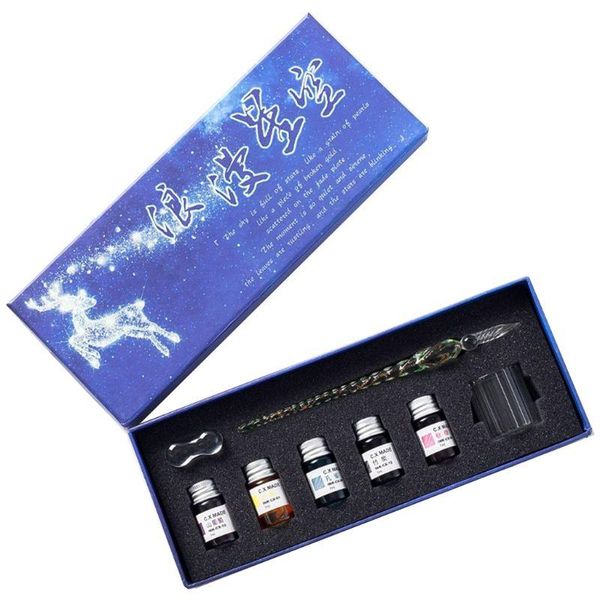 fountain pens b2rd 8pcs/set spiral burr glass pen dip writing ink crystal signature set for school stationery decoration gifts art
fountain pens b2rd 8pcs/set spiral burr glass pen dip writing ink crystal signature set for school stationery decoration gifts art
