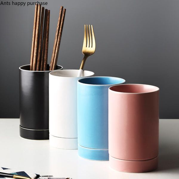 storage bottles & jars nordic home use ceramics chopstick holder cutlery drain rack single solid color kitchen finishing bucket
storage bottles & jars nordic home use ceramics chopstick holder cutlery drain rack single solid color kitchen finishing bucket