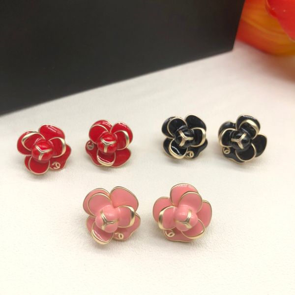 2021 new luxurious design quality flower earrings stud red pink black 3clrs for fashion women jewelry gift, Golden;silver
2021 new luxurious design quality flower earrings stud red pink black 3clrs for fashion women jewelry gift, Golden;silver
