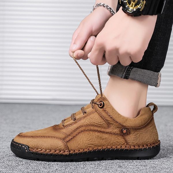 dress shoes 2021 fashion men casual leather quality genuine men's moccasins non-slip flats outdoor sneakers juzo, Black
dress shoes 2021 fashion men casual leather quality genuine men's moccasins non-slip flats outdoor sneakers juzo, Black