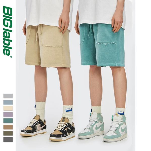 men's shorts big lable straight sweat men solid color 100% cotton knee length sports streetwear, White;black
men's shorts big lable straight sweat men solid color 100% cotton knee length sports streetwear, White;black