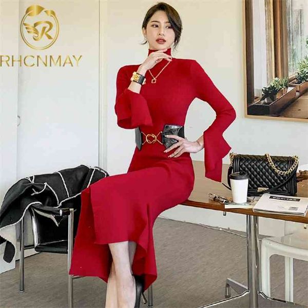 autumn winter sweater dress women high collar long sleeve elegant with belt slim frenulum knit 210506, Black;gray
autumn winter sweater dress women high collar long sleeve elegant with belt slim frenulum knit 210506, Black;gray