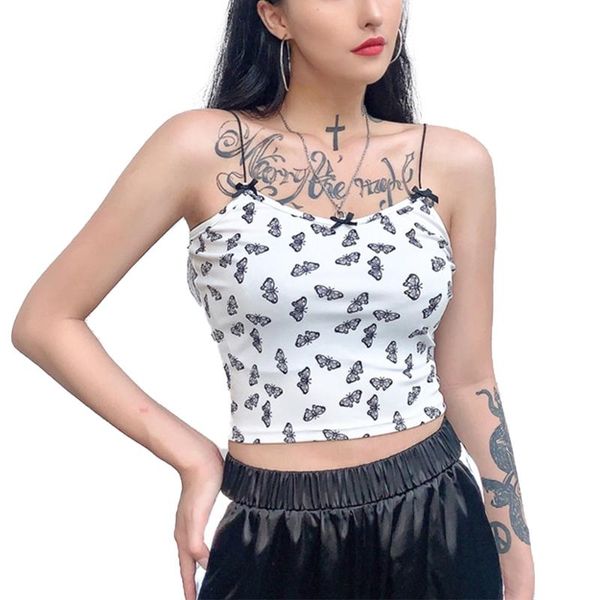 women's tanks & camis women butterfly print tank vest summer fashion sleeveless for ladies girls, White
women's tanks & camis women butterfly print tank vest summer fashion sleeveless for ladies girls, White