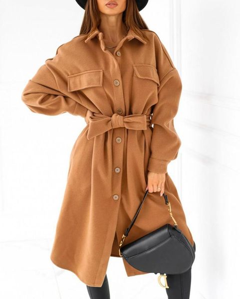 women's trench coats wsevypo elegant fashion women overcoats fall winter vintage solid long sleeve turn-down collar button outwear with, Tan;black
women's trench coats wsevypo elegant fashion women overcoats fall winter vintage solid long sleeve turn-down collar button outwear with, Tan;black
