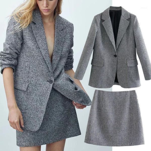 two piece dress maxdutti skirts women england style office lady fashion vintage houndstooth plaid casual blazer aline high waist mini sets, White
two piece dress maxdutti skirts women england style office lady fashion vintage houndstooth plaid casual blazer aline high waist mini sets, White