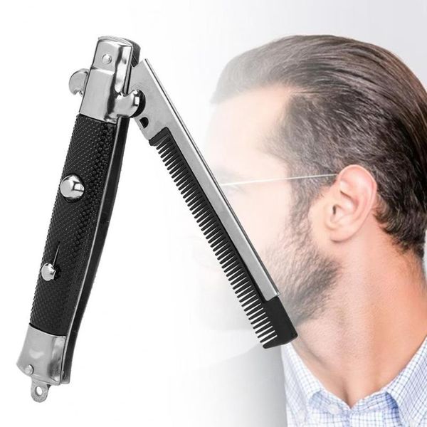 hair brushes oil comb travel-friendly foldable retro appearance beard mustache styling push button brush for salon, Silver
hair brushes oil comb travel-friendly foldable retro appearance beard mustache styling push button brush for salon, Silver