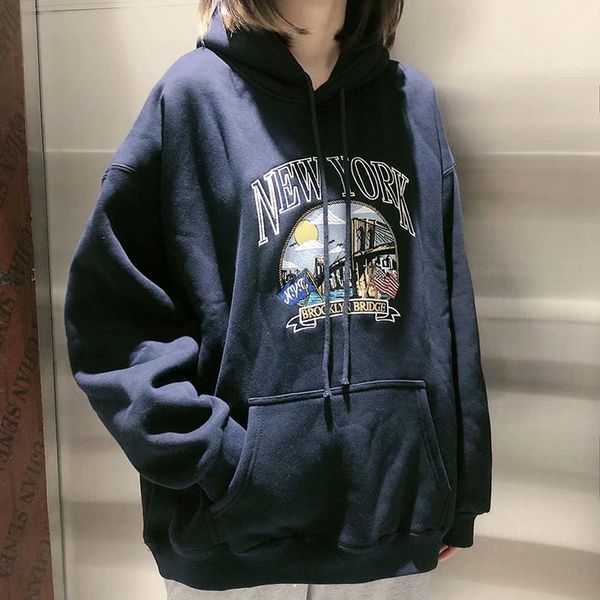 women's hoodies & sweatshirts unuth girls oversize embroidery 2021 spring-autumn fashion ladies soft cotton thick pullovers vintage wom, Black
women's hoodies & sweatshirts unuth girls oversize embroidery 2021 spring-autumn fashion ladies soft cotton thick pullovers vintage wom, Black