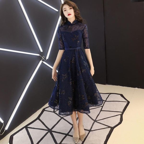 ethnic clothing perspective lace sleeve qipao mandarin collar a-line cheongsams sparkly stylish sequins dresses exquisite formal party vesti, Red
ethnic clothing perspective lace sleeve qipao mandarin collar a-line cheongsams sparkly stylish sequins dresses exquisite formal party vesti, Red