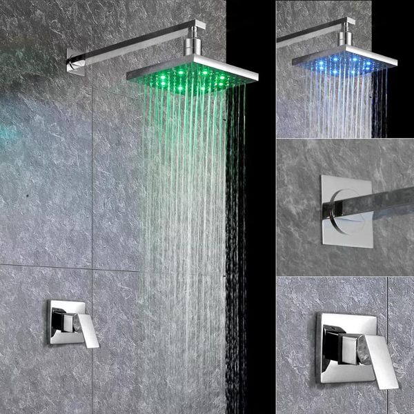 bathroom shower sets skowll led rain faucet 8 inch set concealed bath mixer tap stainless steel hg-8402
bathroom shower sets skowll led rain faucet 8 inch set concealed bath mixer tap stainless steel hg-8402