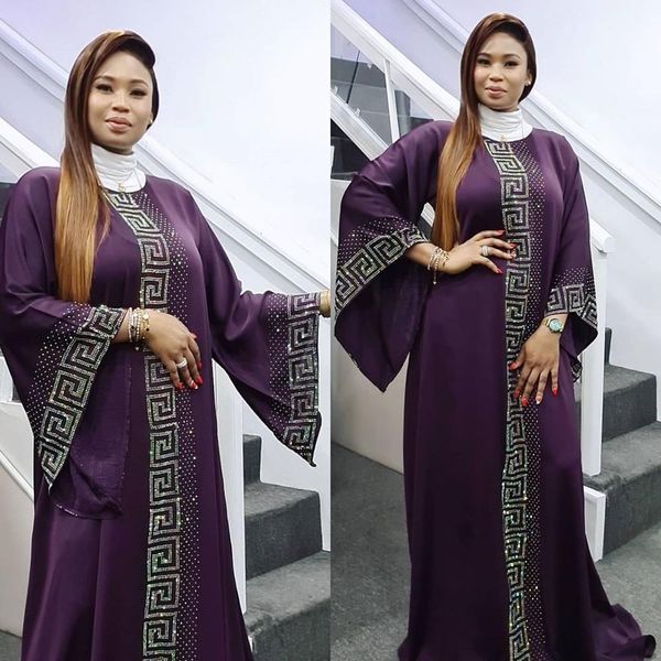 casual dresses african woman dress rayon fabric front and back fix ornament elegant fashion plus size robe jv6h, Black;gray
casual dresses african woman dress rayon fabric front and back fix ornament elegant fashion plus size robe jv6h, Black;gray