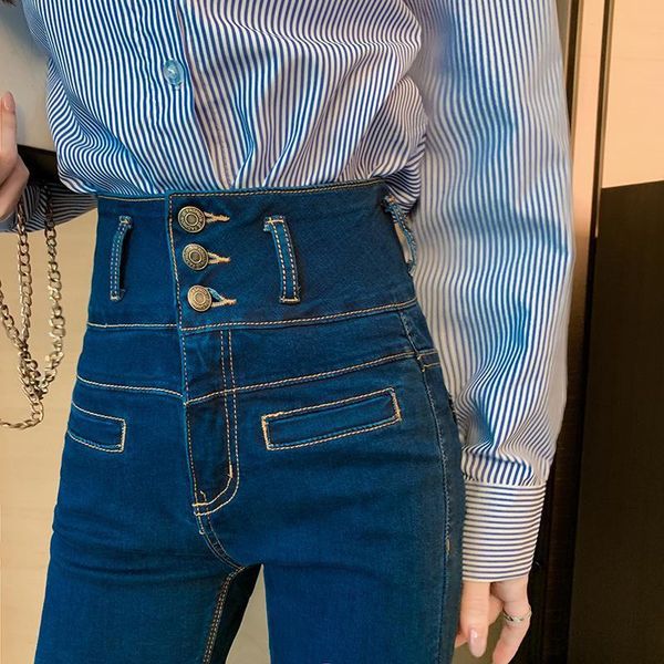 three button high waist stretch pencil jeans women plus size denim skinny straight leg trousers trendy casual basic mom women's pants &, Black;white
three button high waist stretch pencil jeans women plus size denim skinny straight leg trousers trendy casual basic mom women's pants &, Black;white