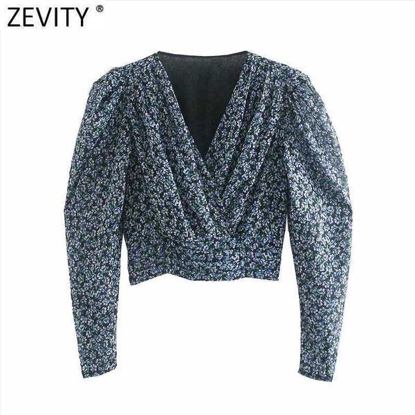 zevity women sweet cross v neck print short blouse casual puff sleeve hem elastic chiffon shirts chic female blusas ls7323 210603, White
zevity women sweet cross v neck print short blouse casual puff sleeve hem elastic chiffon shirts chic female blusas ls7323 210603, White