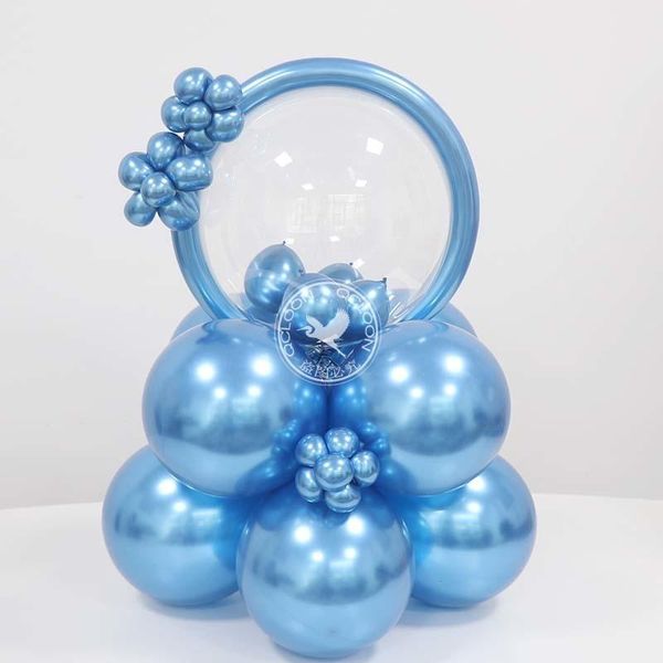 party decoration a set of 20-inch transparent wave ball metal blue long strip latex balloon silver hook aluminum film baby birthday
party decoration a set of 20-inch transparent wave ball metal blue long strip latex balloon silver hook aluminum film baby birthday