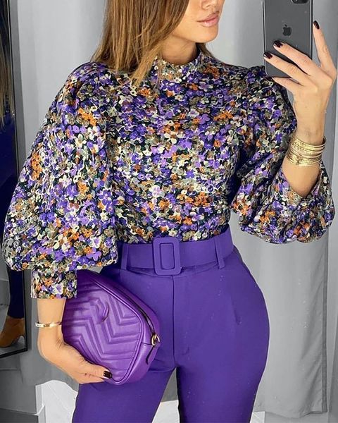 ninimour new fashion vintage women blouse floral lantern sleeve ladies elegant long sleeve casual 210415, White
ninimour new fashion vintage women blouse floral lantern sleeve ladies elegant long sleeve casual 210415, White