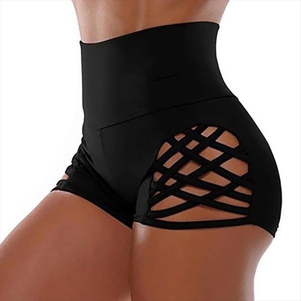 bandage cutout high waist women short hollow out yoga stretchy sports fitness pants, White;black
bandage cutout high waist women short hollow out yoga stretchy sports fitness pants, White;black