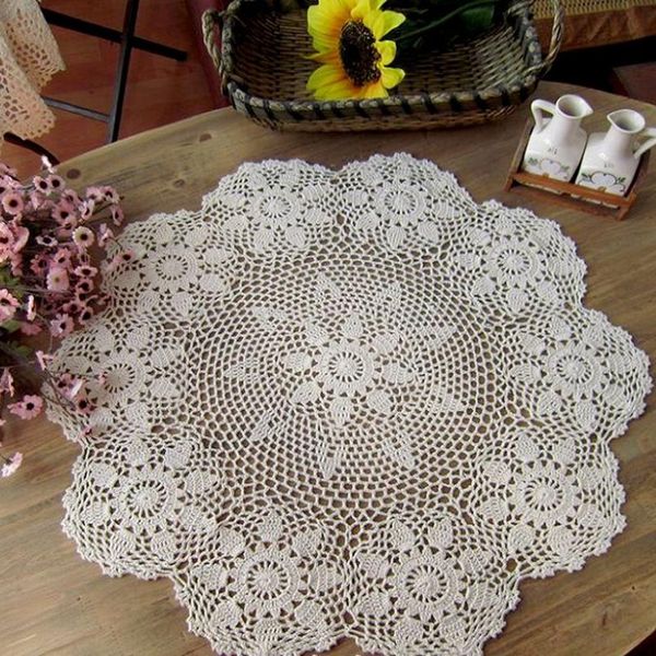 table cloth handmade crochet coasters cotton lace cup mat placemat 60/70/ 80/ 90 cm rd shabby chic 4 sizes vintage crocheted tablecloth
table cloth handmade crochet coasters cotton lace cup mat placemat 60/70/ 80/ 90 cm rd shabby chic 4 sizes vintage crocheted tablecloth