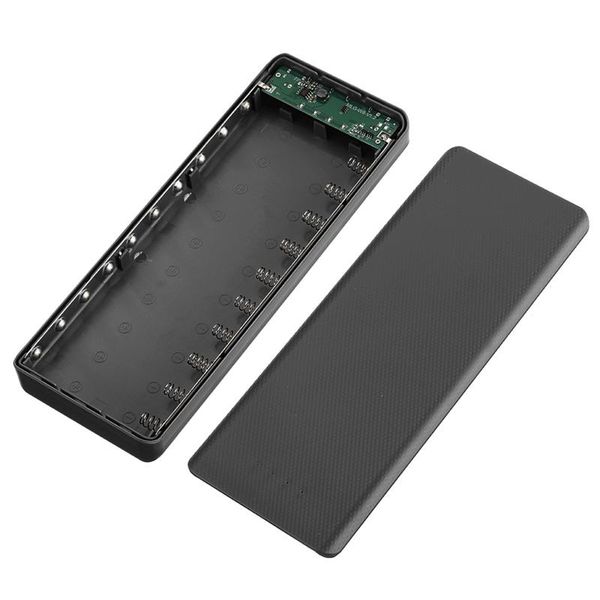 ordinary version 10*18650 powered bank case dual usb diy 18650 battery holder charging box with indicator light led modules
ordinary version 10*18650 powered bank case dual usb diy 18650 battery holder charging box with indicator light led modules