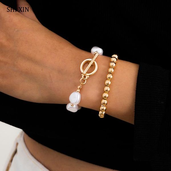 pcs boho imitation pearls ccb material beads bracelets set for women hip hop bracelet hand chains fashion jewelry girls beaded, strands, Black
pcs boho imitation pearls ccb material beads bracelets set for women hip hop bracelet hand chains fashion jewelry girls beaded, strands, Black