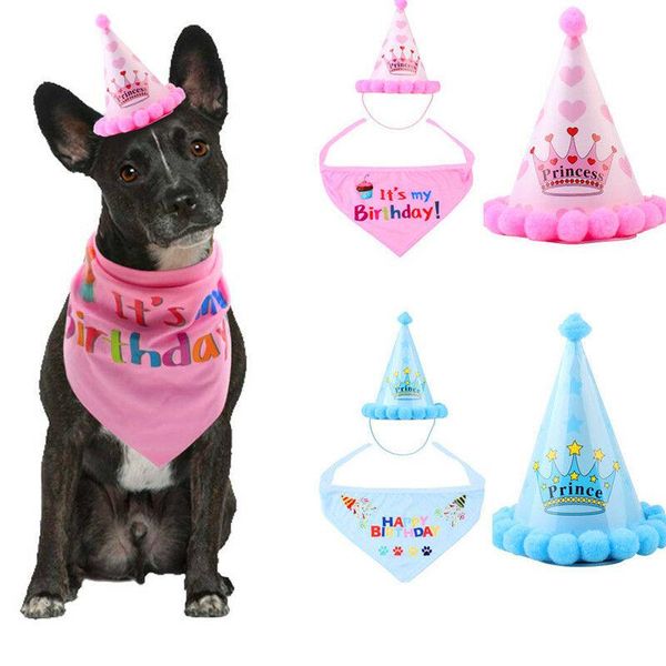 dog apparel pet birthday hat scarf for cat puppy party costumes pets headwear accessory
dog apparel pet birthday hat scarf for cat puppy party costumes pets headwear accessory