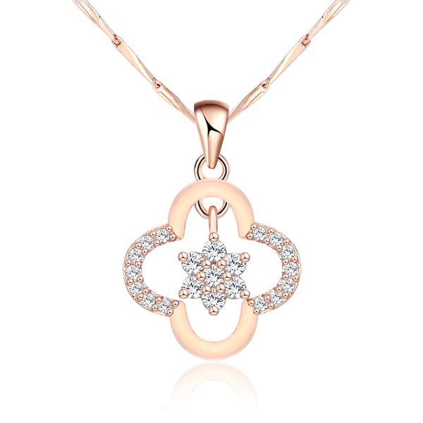 four leaf clover pendants necklace zirconia 18k gold plated lucky flower necklaces for women girls fashion jewelry, Silver
four leaf clover pendants necklace zirconia 18k gold plated lucky flower necklaces for women girls fashion jewelry, Silver