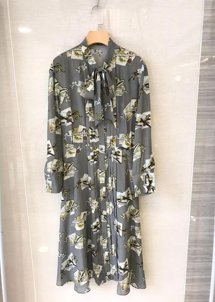 ladies fashion long sleeve silk print ribbon dress 0111 casual dresses, Black;gray
ladies fashion long sleeve silk print ribbon dress 0111 casual dresses, Black;gray