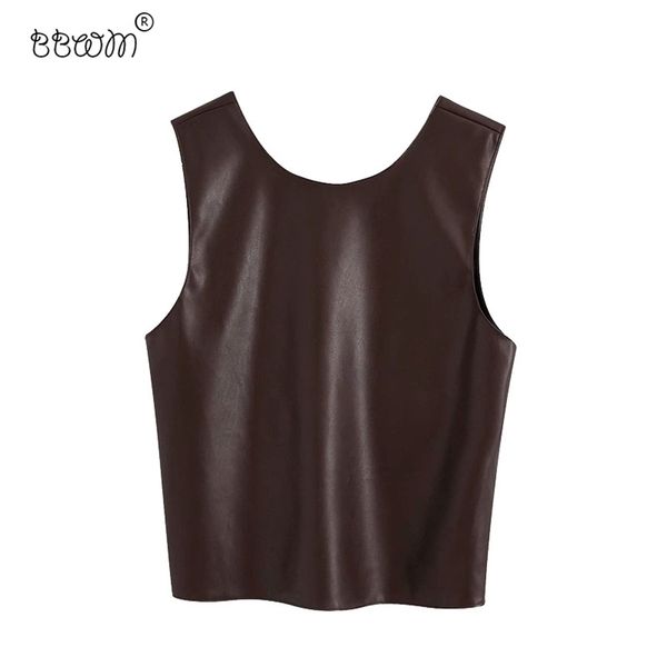 women elegant fashion faux leather cropped blouses vintage backless cross side zipper shirts female chic 210531, White
women elegant fashion faux leather cropped blouses vintage backless cross side zipper shirts female chic 210531, White