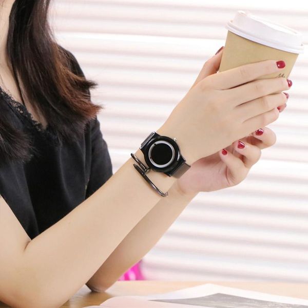 wristwatches fashion creative watches women men quartz-watch unique dial design minimalist lovers' watch soft leather, Slivery;brown
wristwatches fashion creative watches women men quartz-watch unique dial design minimalist lovers' watch soft leather, Slivery;brown