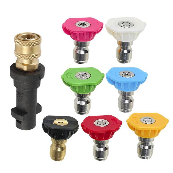 watering equipments pressure washer spray nozzles adapter replacement kit for karcher k series 1/4'' quick connect accessories
watering equipments pressure washer spray nozzles adapter replacement kit for karcher k series 1/4'' quick connect accessories