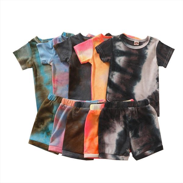 1 5y summer newly infant kids girls boys clothes sets 2pcs tie dye printed short sleeve pullover t shirts, White
1 5y summer newly infant kids girls boys clothes sets 2pcs tie dye printed short sleeve pullover t shirts, White