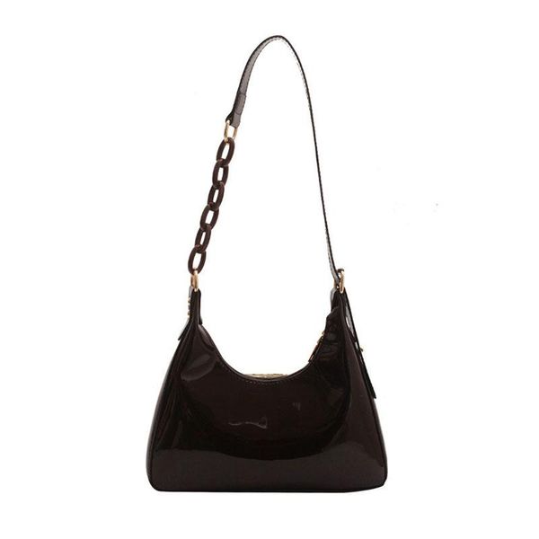 evening bags simple chain design patent leather shoulder bag for women 2021 spring trend half moon solid color handbags female travel tote
evening bags simple chain design patent leather shoulder bag for women 2021 spring trend half moon solid color handbags female travel tote