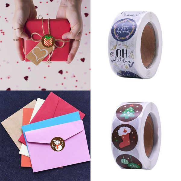 gift wrap 500pcs/roll round christmas sticker snowman santa claus seal label home wedding brithday party candy xmas box decor
gift wrap 500pcs/roll round christmas sticker snowman santa claus seal label home wedding brithday party candy xmas box decor