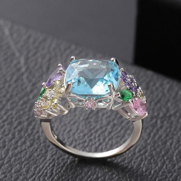 cluster rings mengyi kpop fashion unique creative flower colorful zircon 9 2 5 ring women wedding luxury jewelry outer banks party bague, Golden;silver
cluster rings mengyi kpop fashion unique creative flower colorful zircon 9 2 5 ring women wedding luxury jewelry outer banks party bague, Golden;silver