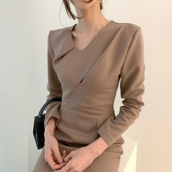 casual dresses vanovich korean style temperament solid color fashion women dress v neck autumn 2022 long sleeve clothing, Black;gray
casual dresses vanovich korean style temperament solid color fashion women dress v neck autumn 2022 long sleeve clothing, Black;gray