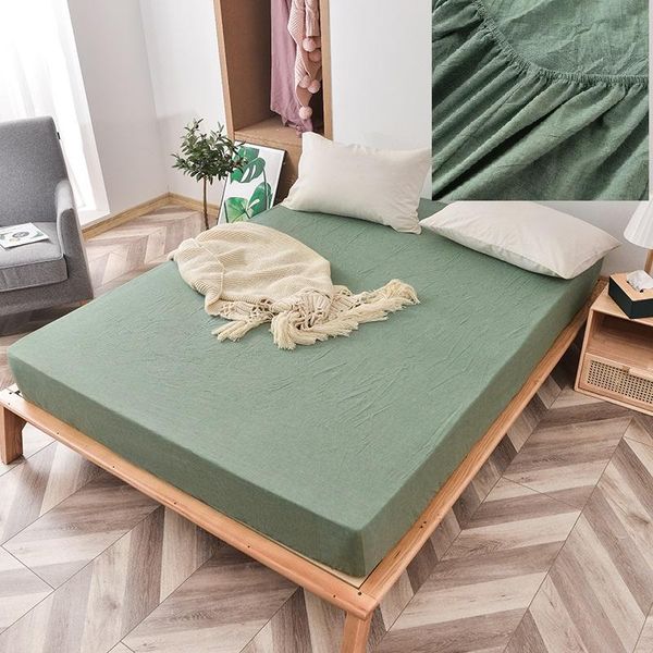 sheets & sets washed cotton bed linen soft fitted sheet queen king full double size mattress cover solid color bedspread 180x200 160x200cm
sheets & sets washed cotton bed linen soft fitted sheet queen king full double size mattress cover solid color bedspread 180x200 160x200cm