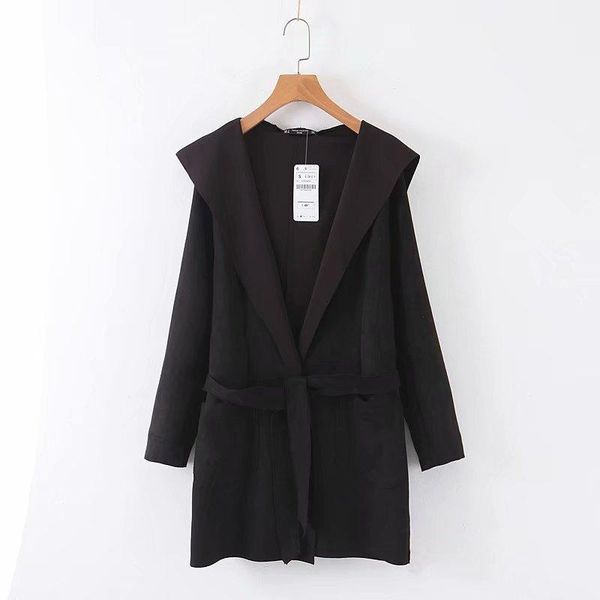 women's jackets fashion women xq8-75-9290 european and american sense chatelaine coat, Black;brown
women's jackets fashion women xq8-75-9290 european and american sense chatelaine coat, Black;brown