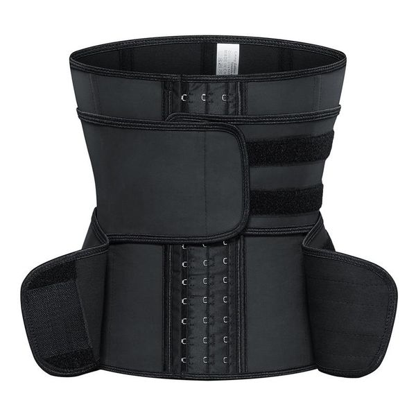 women's shapers latex style 100% sweating waist belt buckle + double reinforcement corset plastic belly, Black;white
women's shapers latex style 100% sweating waist belt buckle + double reinforcement corset plastic belly, Black;white