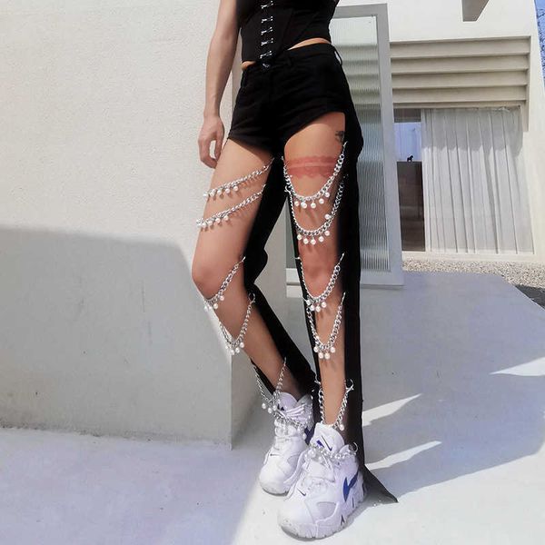 fashion jeans brand design 2021 spring and summer high waist chain bead decoration hollow personality pants women's, Blue
fashion jeans brand design 2021 spring and summer high waist chain bead decoration hollow personality pants women's, Blue