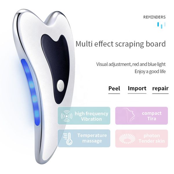 heated vibrating facial massager electric gua sha board red blue light therapy scraping plate face lifting slimming for choose
heated vibrating facial massager electric gua sha board red blue light therapy scraping plate face lifting slimming for choose