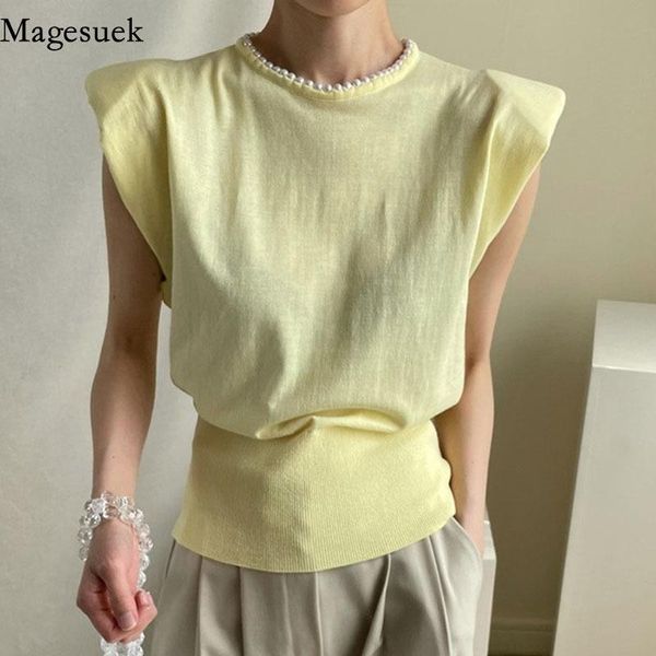 women's blouses & shirts summer beaded knitted korean o neck short sleeve loose slim blouse women tees 2021 fashion elegant hollow 148, White
women's blouses & shirts summer beaded knitted korean o neck short sleeve loose slim blouse women tees 2021 fashion elegant hollow 148, White