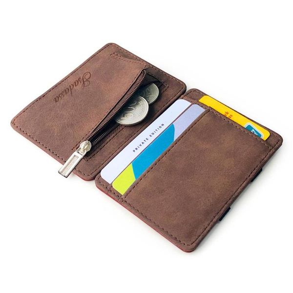 card holders fashion men slim wallet pu leather male business holder coin pouch bag female purses clutch zipper small wallets, Brown;gray
card holders fashion men slim wallet pu leather male business holder coin pouch bag female purses clutch zipper small wallets, Brown;gray