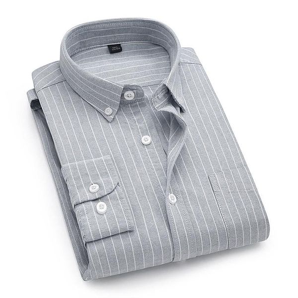 men's casual shirts long sleeve striped checked pocket design comfortable 100% cotton standard-fit oxford shirt, White;black
men's casual shirts long sleeve striped checked pocket design comfortable 100% cotton standard-fit oxford shirt, White;black