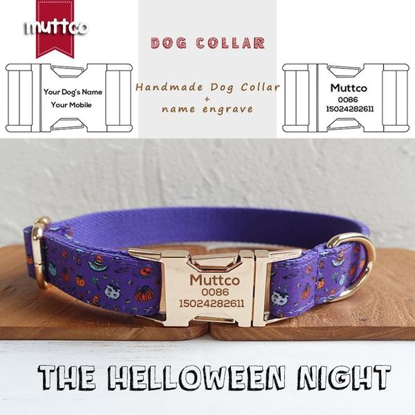dog collars & leashes muttco individual customized pet supplies the helloween night resistance to bite collar leash puppy accessory 5 size u
dog collars & leashes muttco individual customized pet supplies the helloween night resistance to bite collar leash puppy accessory 5 size u