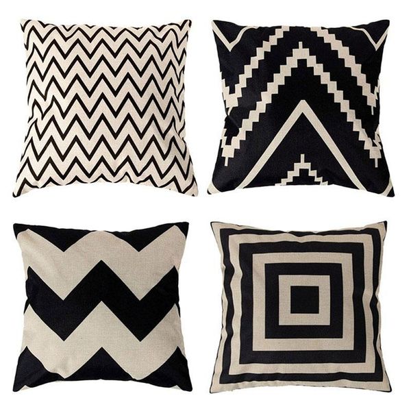 black and white stripe cushion cover cotton linen waves decorative pillowcases geometric pillow case simple pillowcase 45x45cm cushion/decor
black and white stripe cushion cover cotton linen waves decorative pillowcases geometric pillow case simple pillowcase 45x45cm cushion/decor