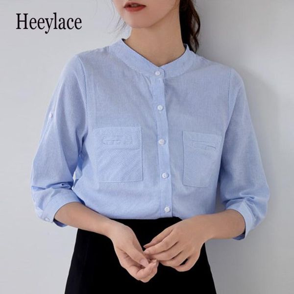 womens blouses stand collar half sleeve shirts casual loose blouse button blusas mujer de moda 2021 women's &, White
womens blouses stand collar half sleeve shirts casual loose blouse button blusas mujer de moda 2021 women's &, White