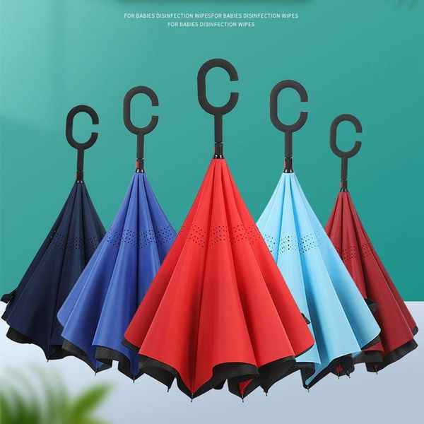 umbrellas creative long shank double layer inverted umbrella windproof reverse c-hook male golf wholesale customizable logo
umbrellas creative long shank double layer inverted umbrella windproof reverse c-hook male golf wholesale customizable logo